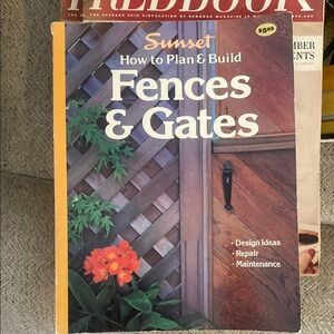 How to Plan & Build Fences & Gates Book vintage.